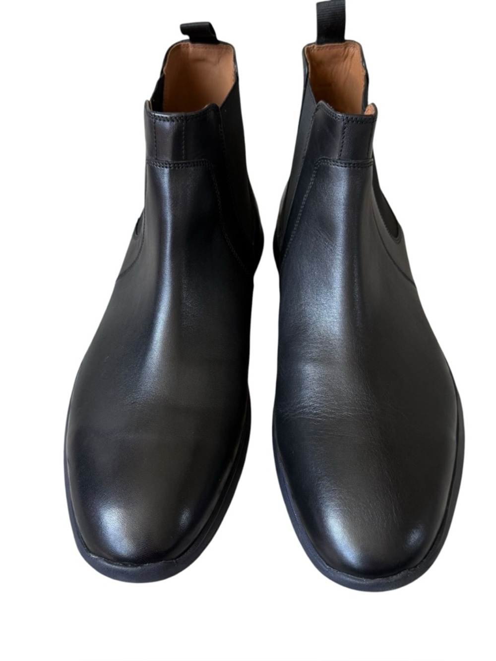 JOHNSTON & MURPHY CHELSEA HENRICK LEATHER BOOTS LIGHTWEIGHT TRUEFOAM 14 New!